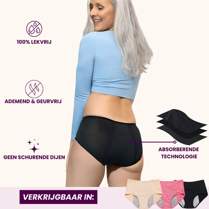 VitalDry® | Lekvrij Menstruatie Ondergoed (5-pack) |