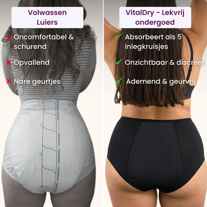 VitalDry® | Lekvrij Ondergoed (5-pack)