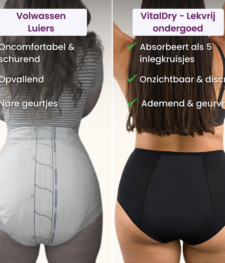 VitalDry® | Lekvrij Ondergoed (5-pack)